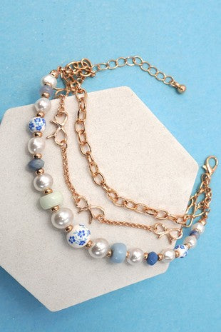 Ceramic Bow Bracelet