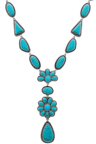 Gemstone Y Necklace