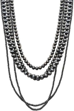 Navajo Pearl Stack Necklace