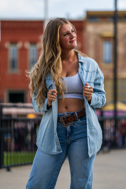 Relaxed Denim Shirt