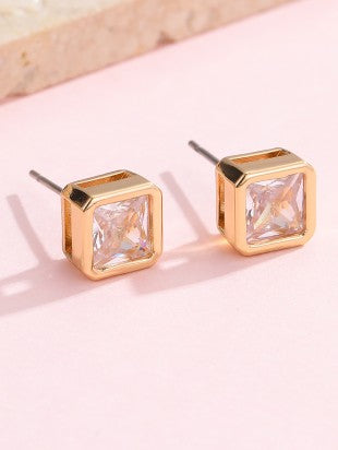 Iridescent Stud Earrings