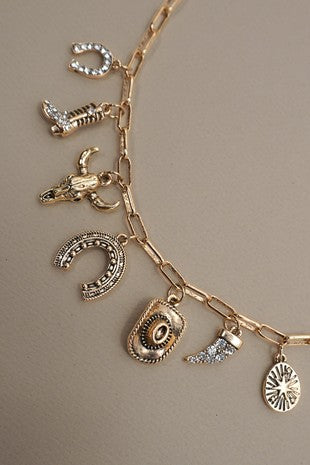 Cowboy Charm Necklace