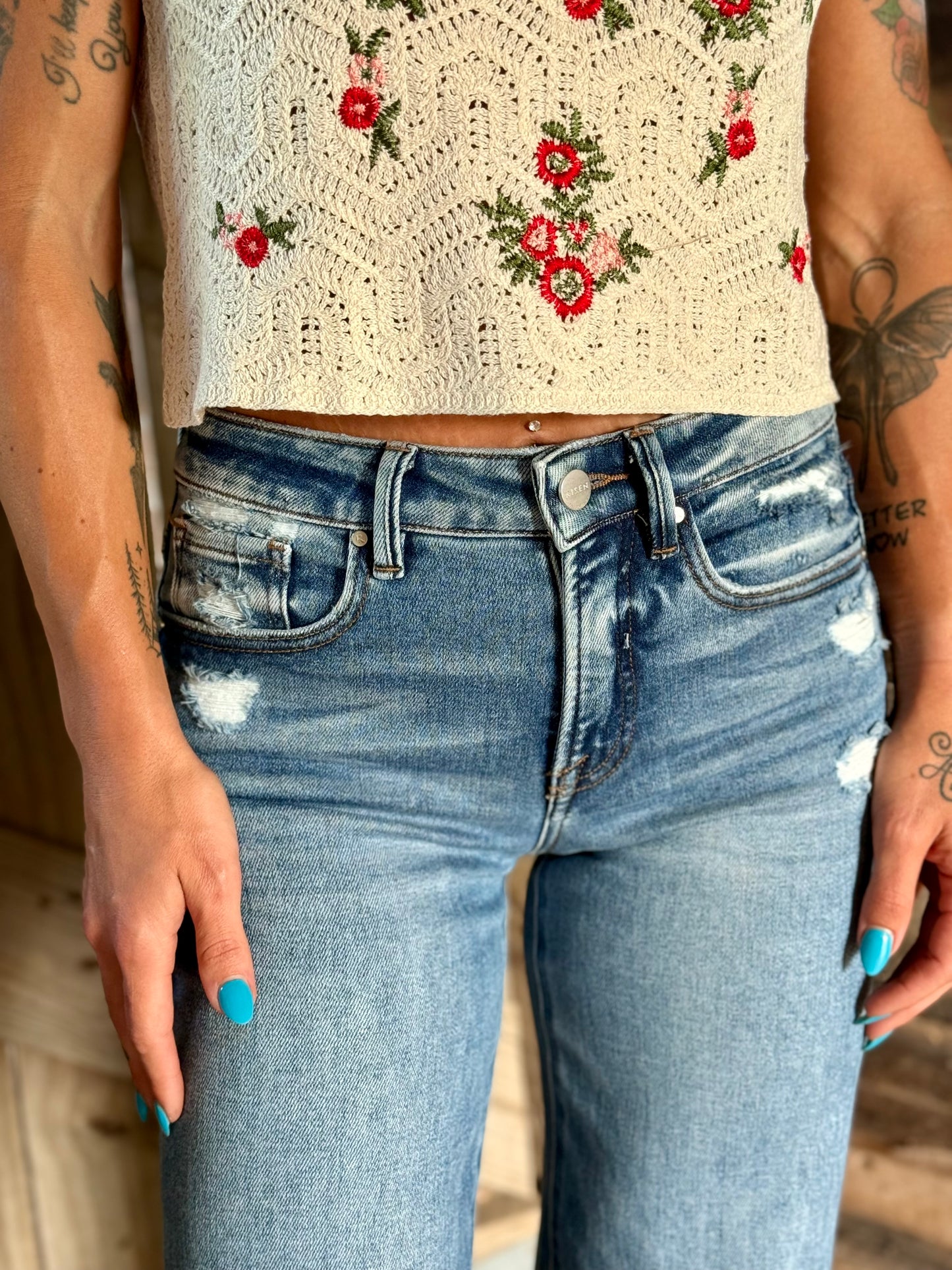 Hope Mid Rise Denim Jeans