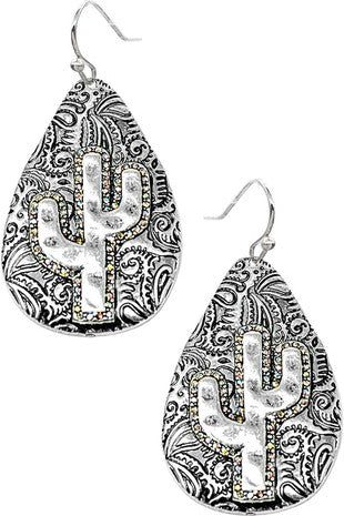 Cactus Drop Earrings