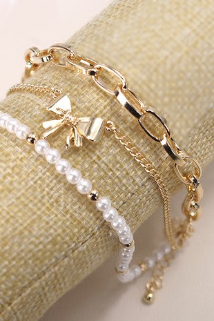Bow Bracelet Stack
