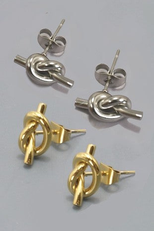 Mini Knotted Studs
