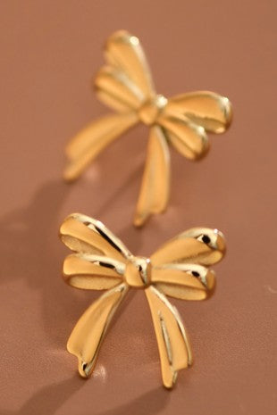 Bow Medium Stud Earrings