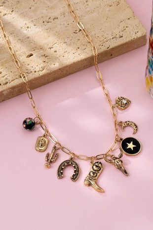 Cowboy Charm Necklace