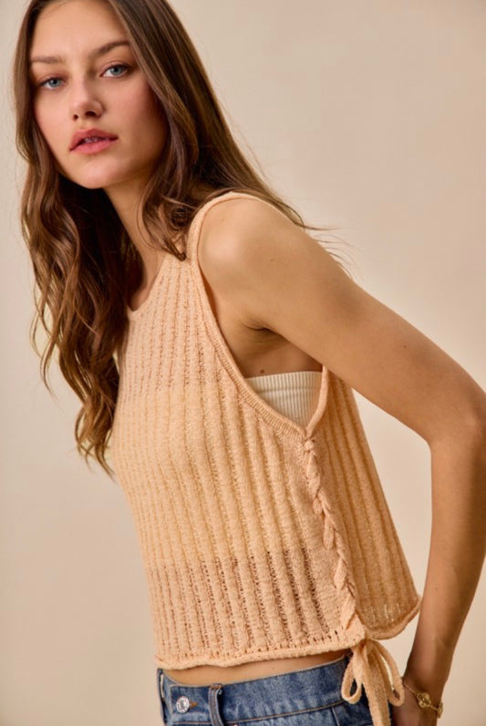 Peachy Knit Tank