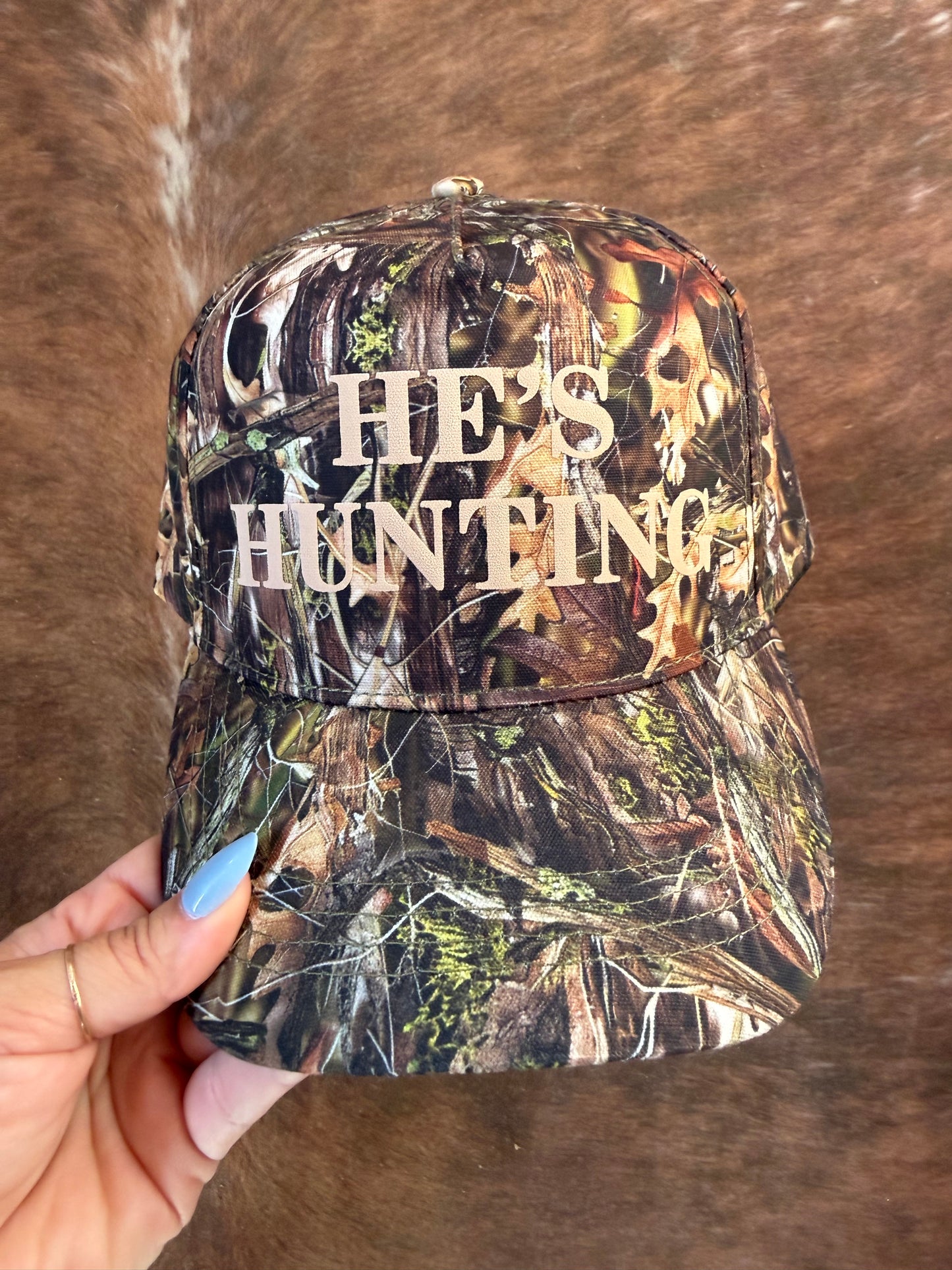 He’s Hunting Trucker Hat