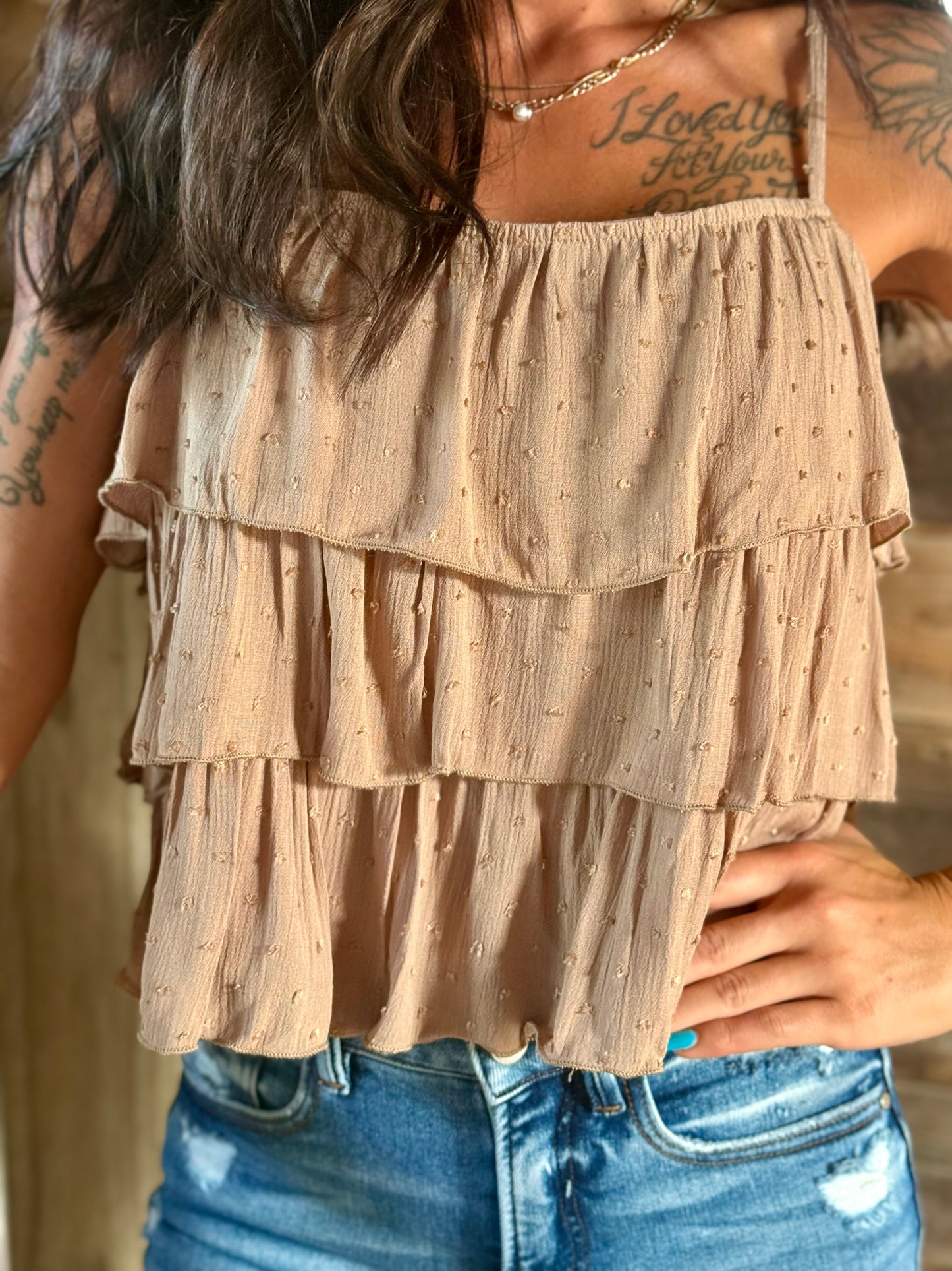Ruffle Cami Top
