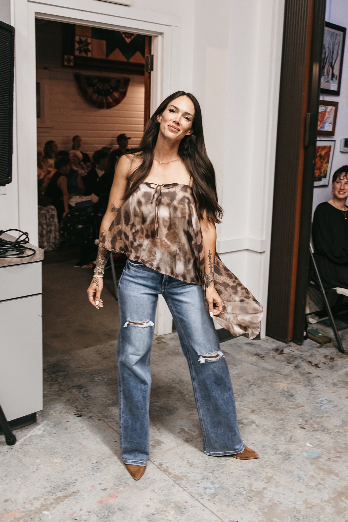 Wild Side Flowy Cami