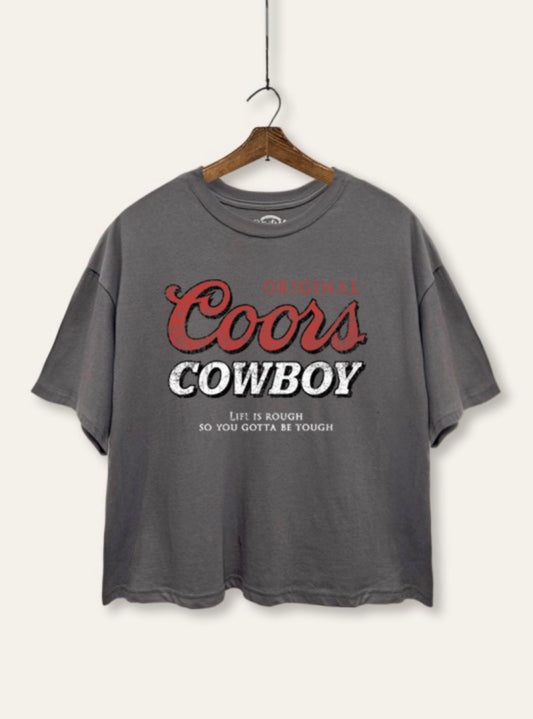 Coors Cowboy Cropped Tee