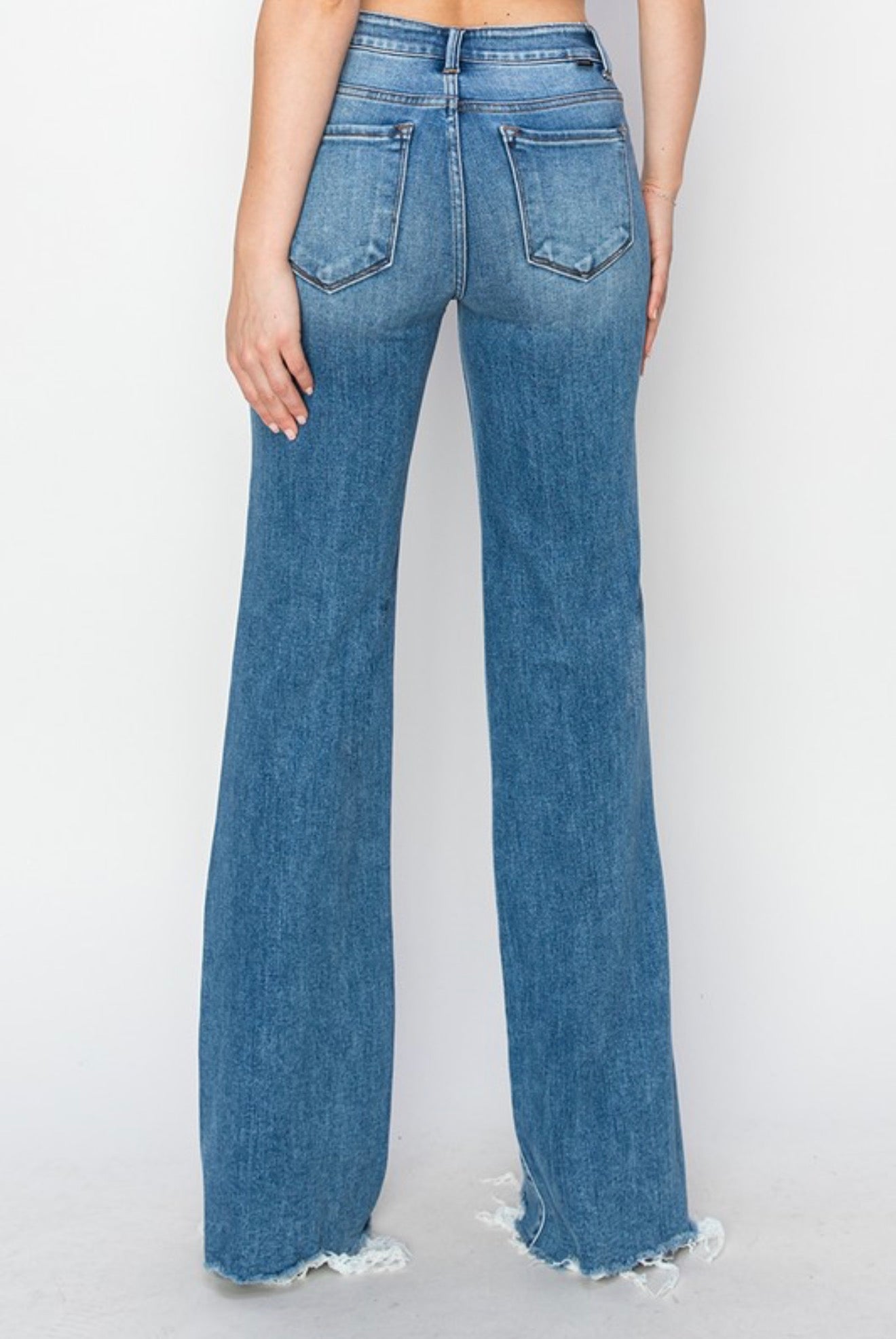 Hope Mid Rise Wide Leg Jeans