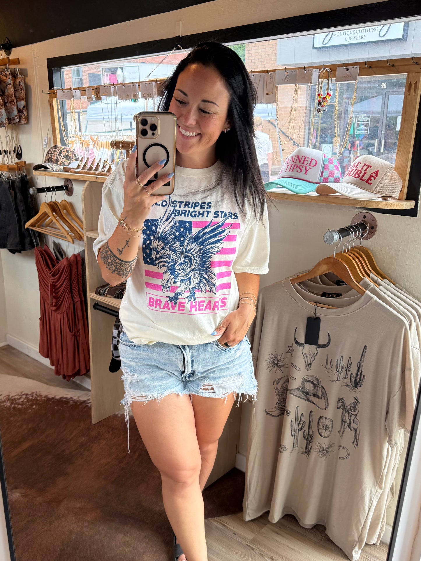 Bold Stripes Bright Stars Tee